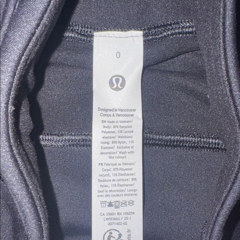 LULULEMON FAST & FREE HR THERMAL TIGHT 25” - 5 PKTS - Picture 6 of 12